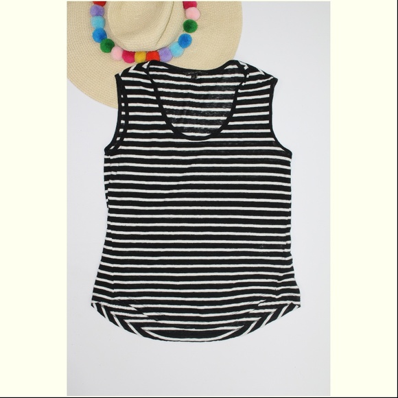 Banana Republic Tops - 🎁Banana Republic Striped Linen Sheer Tank Cami